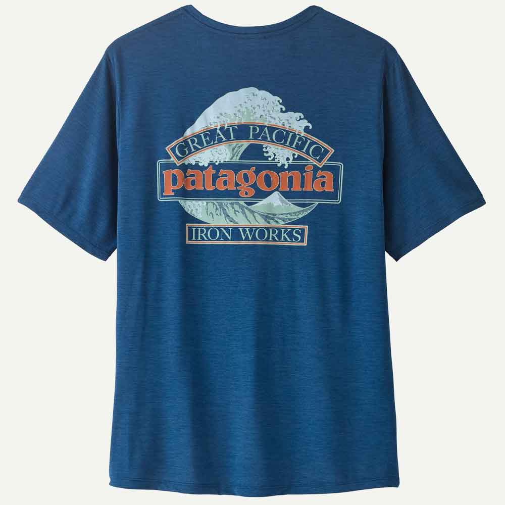 Patagonia Cap Cool Daily Shirt Great Waves Clement Blue