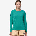 Patagonia Cap Cool Longsleeve - Channel Islands: Subtidal Blue