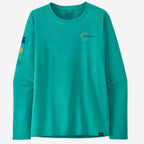Patagonia Cap Cool Longsleeve - Channel Islands: Subtidal Blue