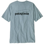 Patagonia Casting Logo Responsibili Tee - Thermal Blue