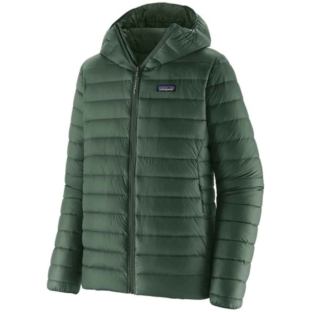 Patagonia Down Sweater Hoody Treeline Green