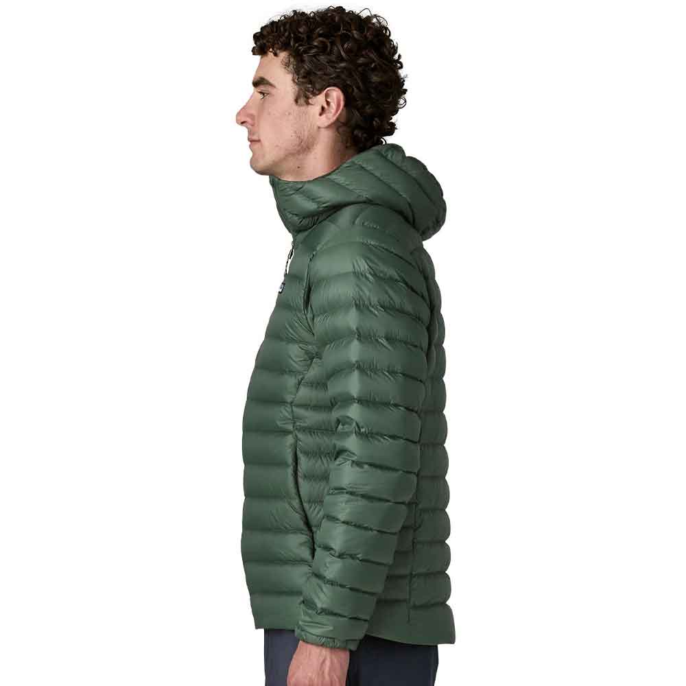 Patagonia Down Sweater Hoody Treeline Green