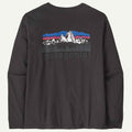 Patagonia Fitz Roy Foothills Longsleeve T Shirt Ink Black