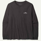 Patagonia Fitz Roy Foothills Longsleeve T Shirt Ink Black