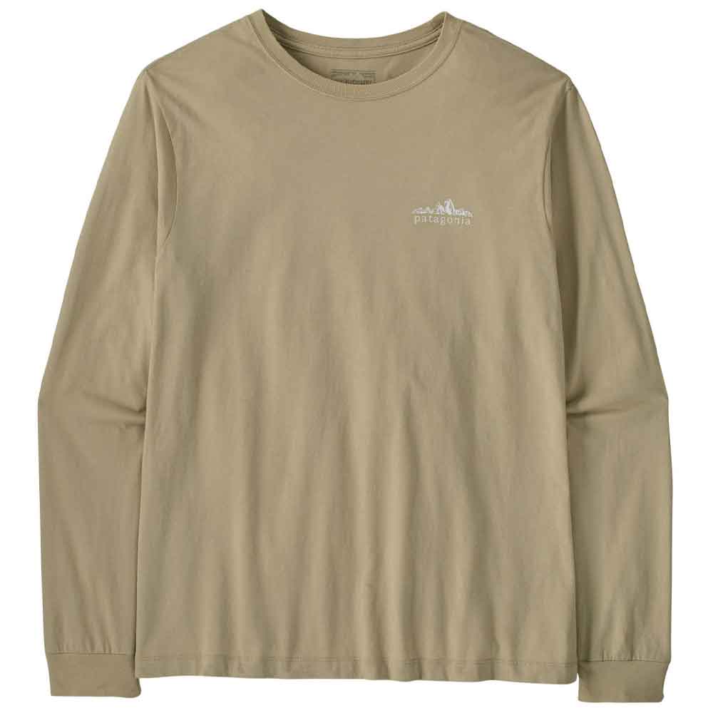 Patagonia Fitz Roy Foothills Longsleeve T Shirt Weathered Stone