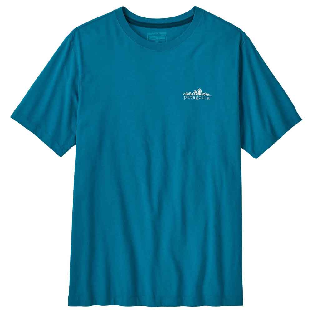 Patagonia Fitz Roy Foothills T Shirt Glacial Blue