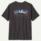 Patagonia Fitz Roy Foothills T Shirt Ink Black