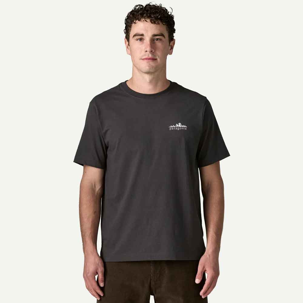 Patagonia Fitz Roy Foothills T Shirt Ink Black