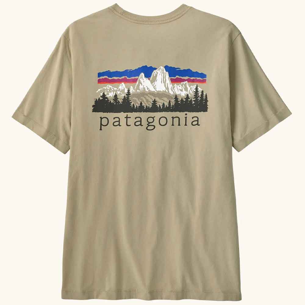 Patagonia Fitz Roy Foothills T Shirt Weathered Stone