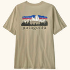 Patagonia Fitz Roy Foothills T Shirt Weathered Stone