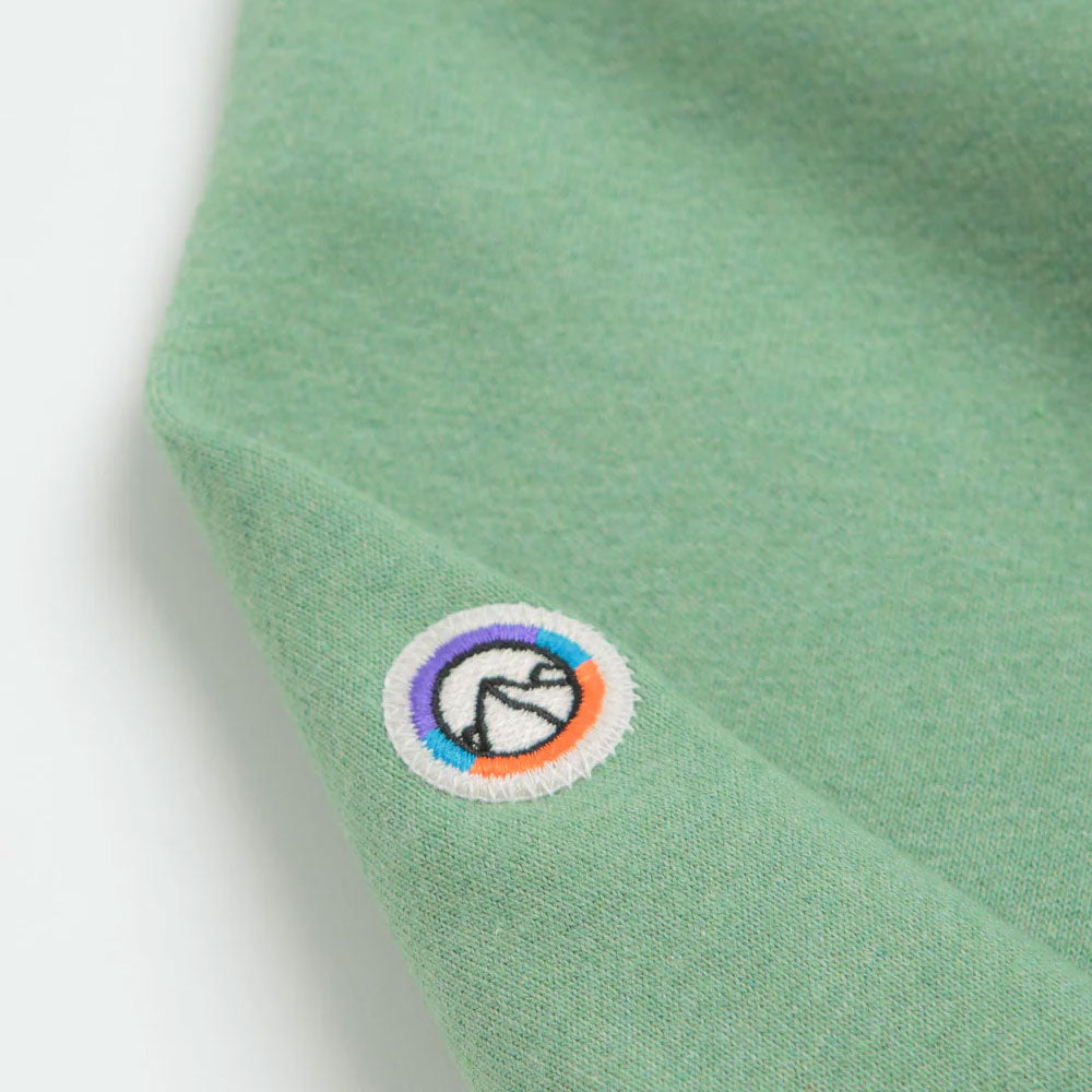 Patagonia Fitz Roy Icon Uprisal Crew Sweatshirt Ellwood Green