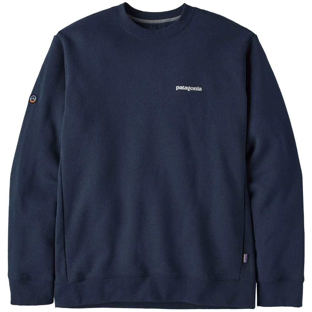 Patagonia Fitz Roy Icon Uprisal Crew Sweatshirt New Navy