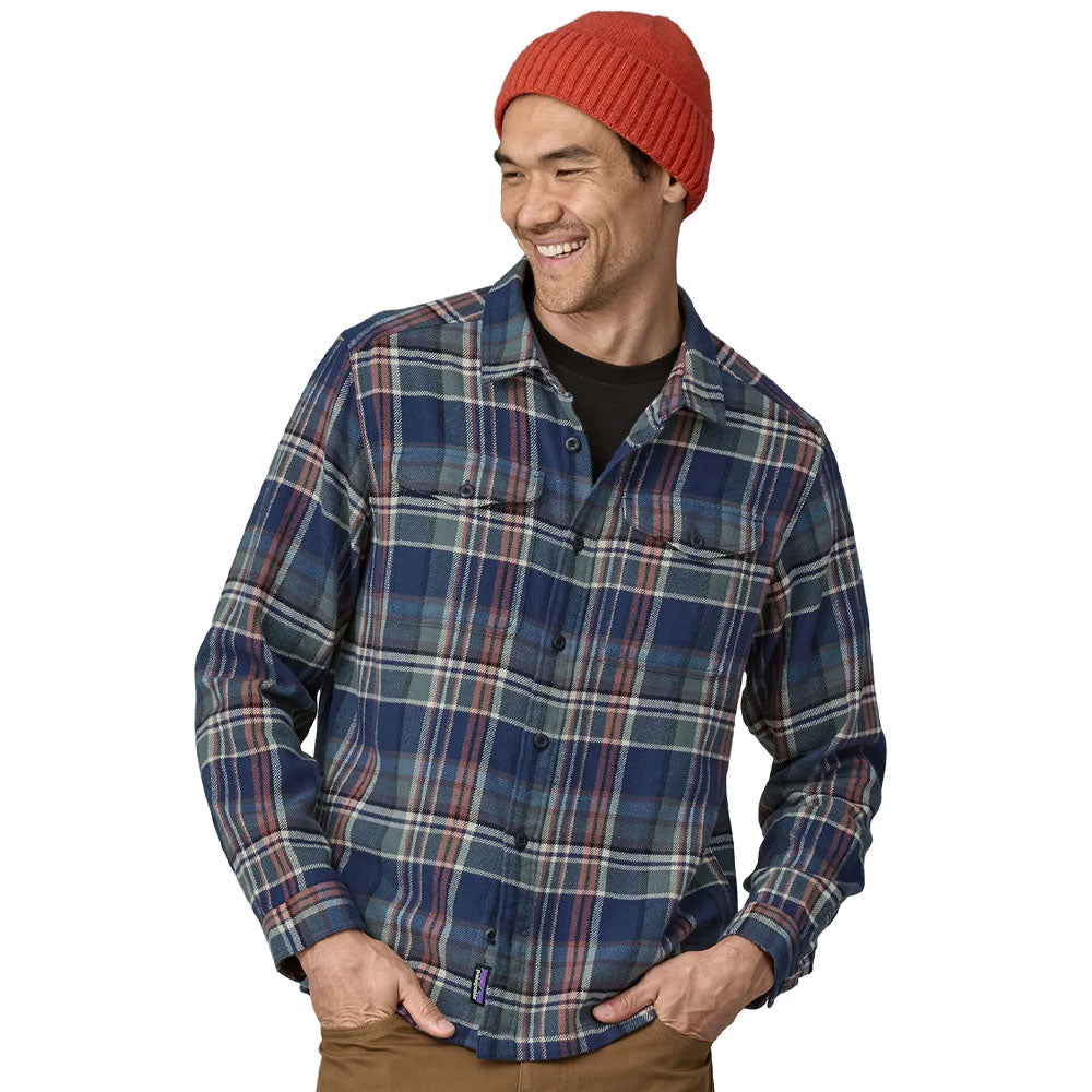 Patagonia Fjord Flannel Shirt - Adventurer New Navy