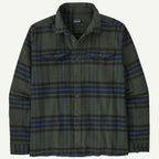 Patagonia Fjord Flannel Shirt Catch Old Growth Green