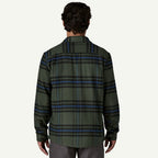 Patagonia Fjord Flannel Shirt Catch Old Growth Green