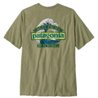 Patagonia Great Waves Responsibili Tee Gumtree Green