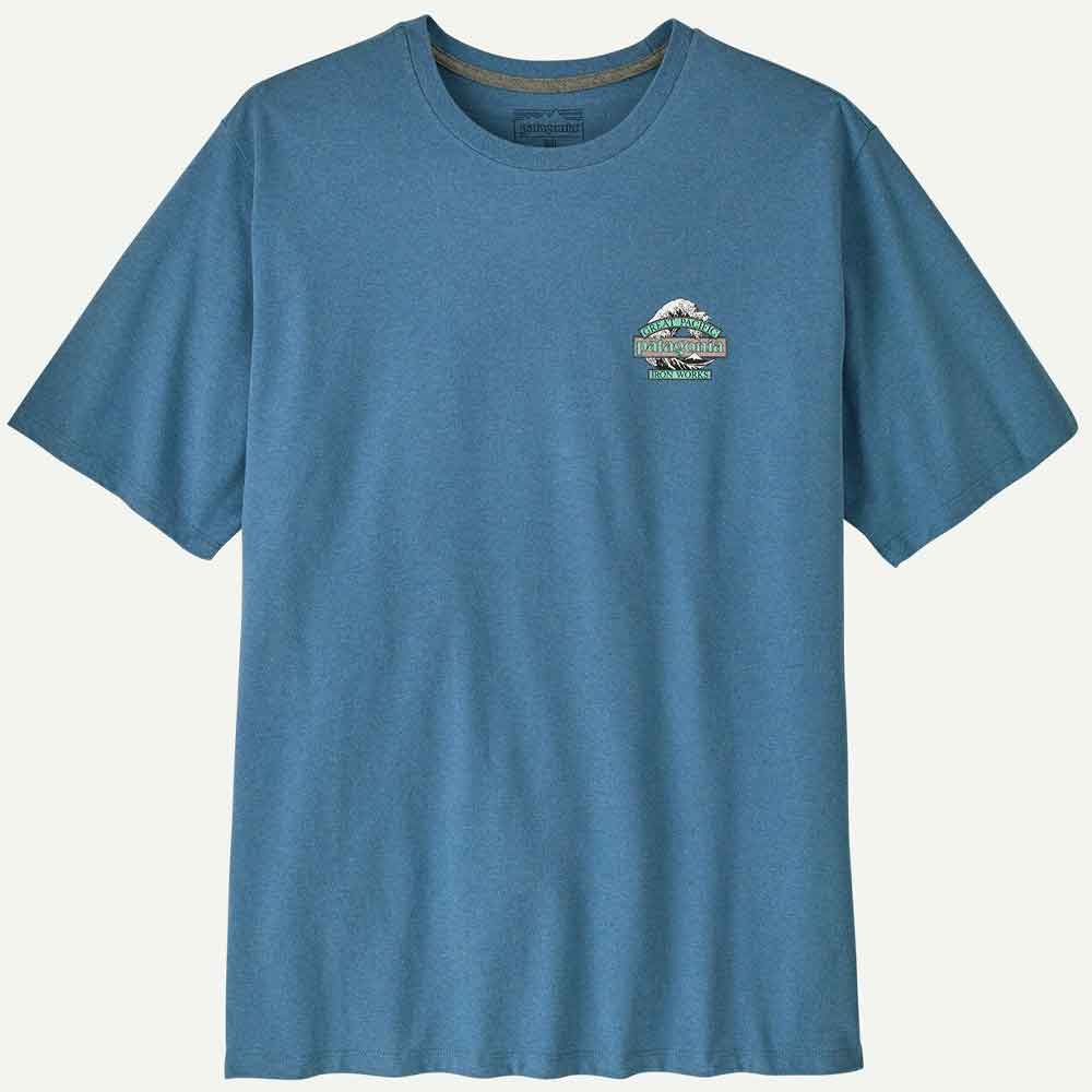 Patagonia Great Waves Responsibili Tee Shore Blue