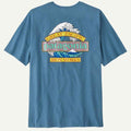 Patagonia Great Waves Responsibili Tee Shore Blue