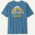 Patagonia Great Waves Responsibili Tee Shore Blue