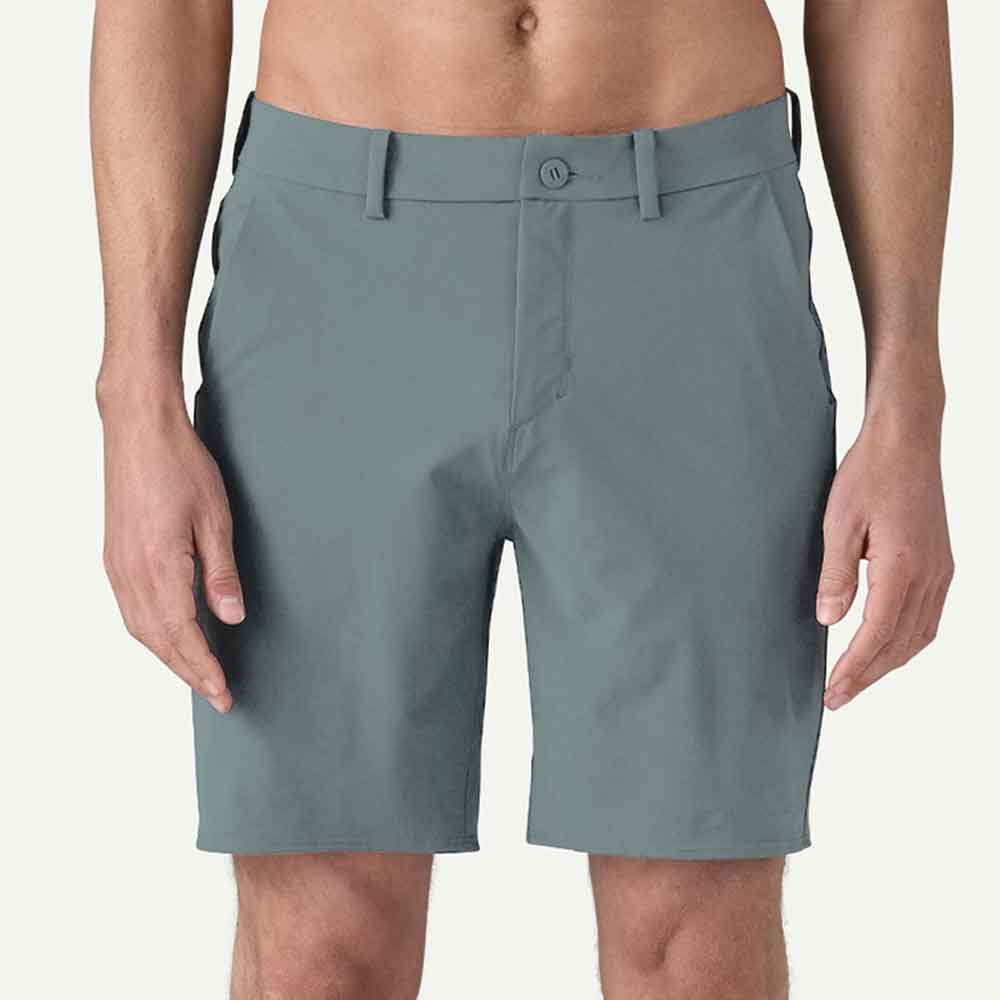 Patagonia Hydropeak Hybrid Walk Shorts 18 Blue Sage