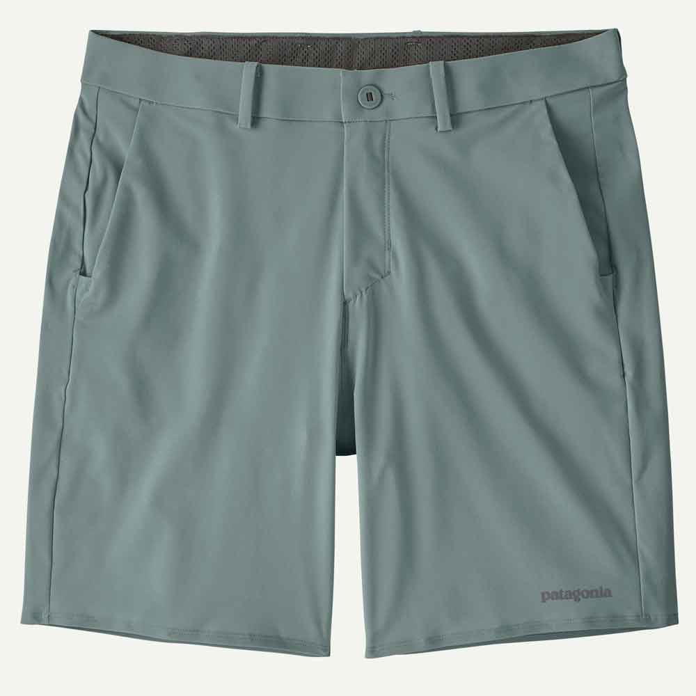 Patagonia Hydropeak Hybrid Walk Shorts 18 Blue Sage