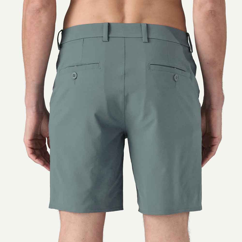 Patagonia Hydropeak Hybrid Walk Shorts 18 Blue Sage