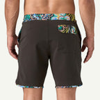 Patagonia Hydropeak Side Shore Boardshorts 18  Undersea: Black