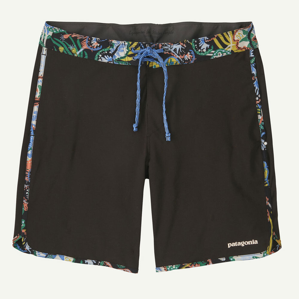 Patagonia Hydropeak Side Shore Boardshorts 18  Undersea: Black