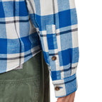 Patagonia LW Fjord Flannel LS Shirt - Captain: Endless Blue