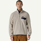 Patagonia LW Synch Snap-T  Oatmeal Heather Smolder Blue