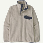 Patagonia LW Synch Snap-T  Oatmeal Heather Smolder Blue