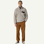 Patagonia LW Synch Snap-T  Oatmeal Heather Smolder Blue