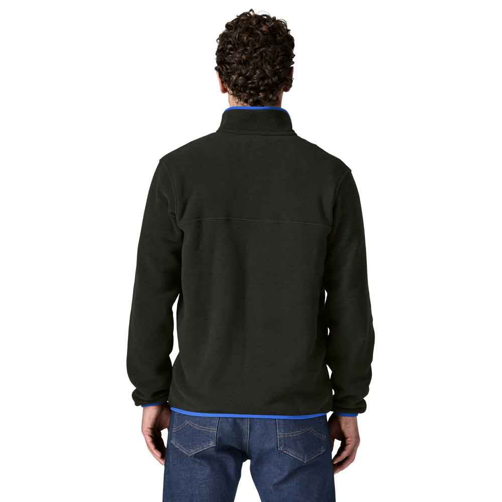 Patagonia LW Synch Snap-T Pull Over Fleece Black w/P6 Blue