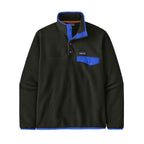 Patagonia LW Synch Snap-T Pull Over Fleece Black w/P6 Blue