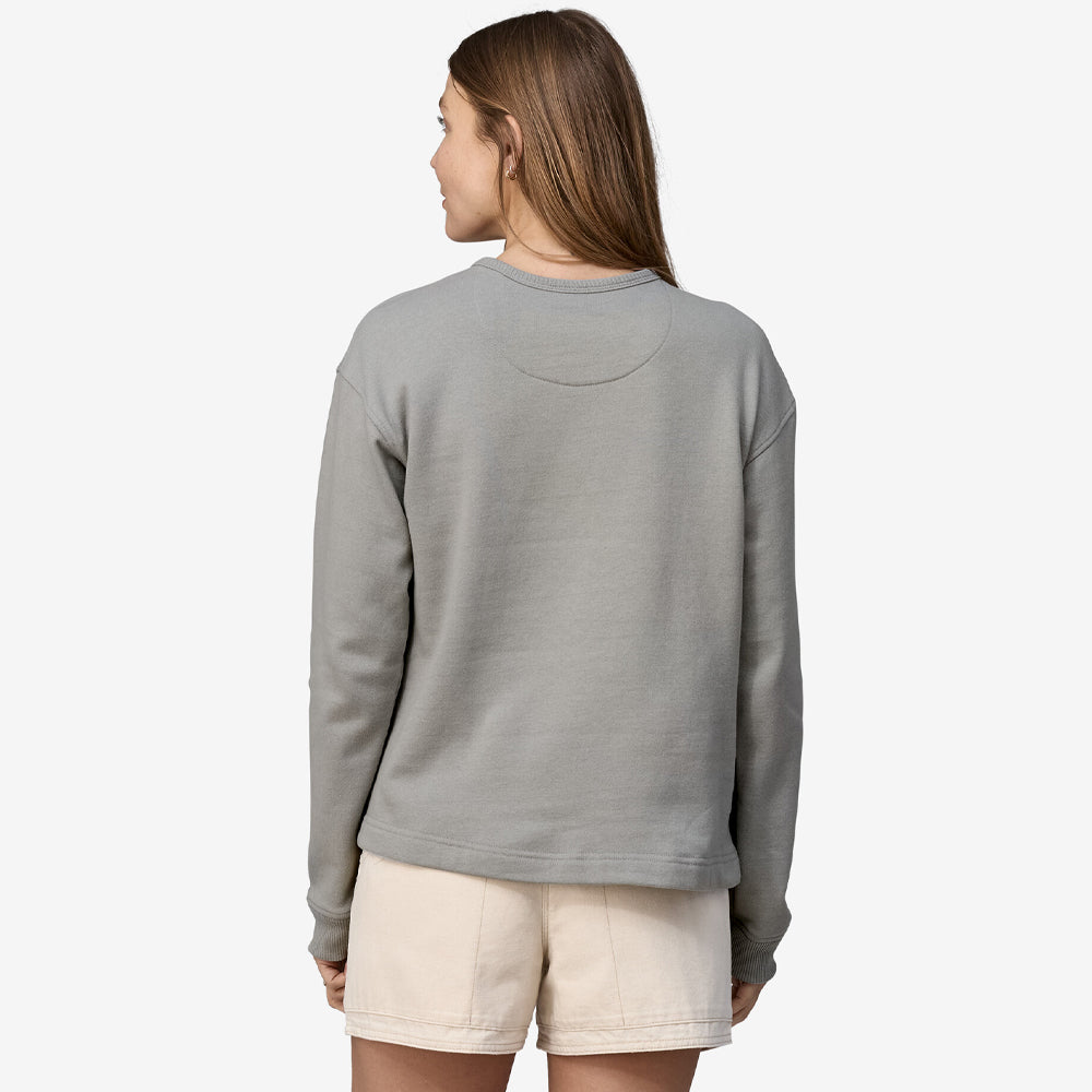 Patagonia LW Unity Fitz Wildrise Crew Sweatshirt - Salt Grey