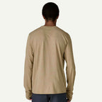 Patagonia Long Sleeve Cap Cool Sun Shirt Light Seabird