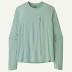 Patagonia Long Sleeve Cap Cool Sun Shirt Thin Ice