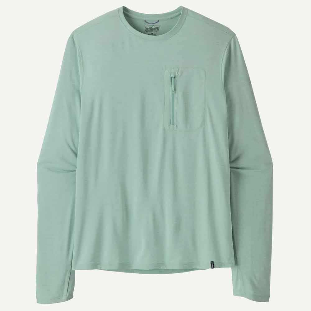 Patagonia Long Sleeve Cap Cool Sun Shirt Thin Ice