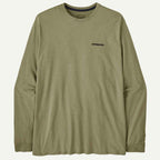 Patagonia Long Sleeve P-6 Logo Responsibili Tee Gumtree Green