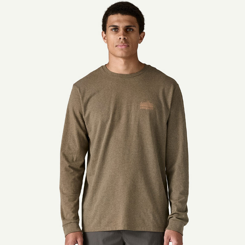 Patagonia Long Sleeve Strataspire Responsibili-Tee Wing Grey