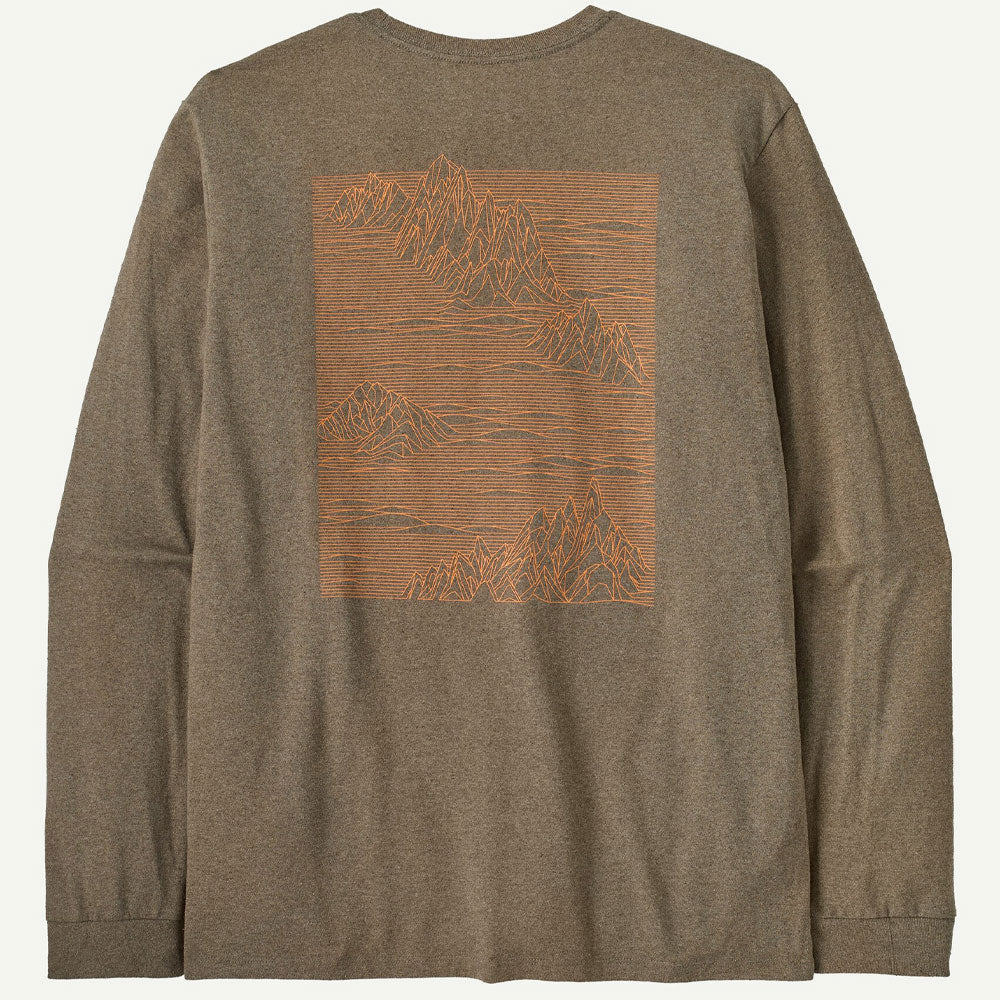 Patagonia Long Sleeve Strataspire Responsibili-Tee Wing Grey