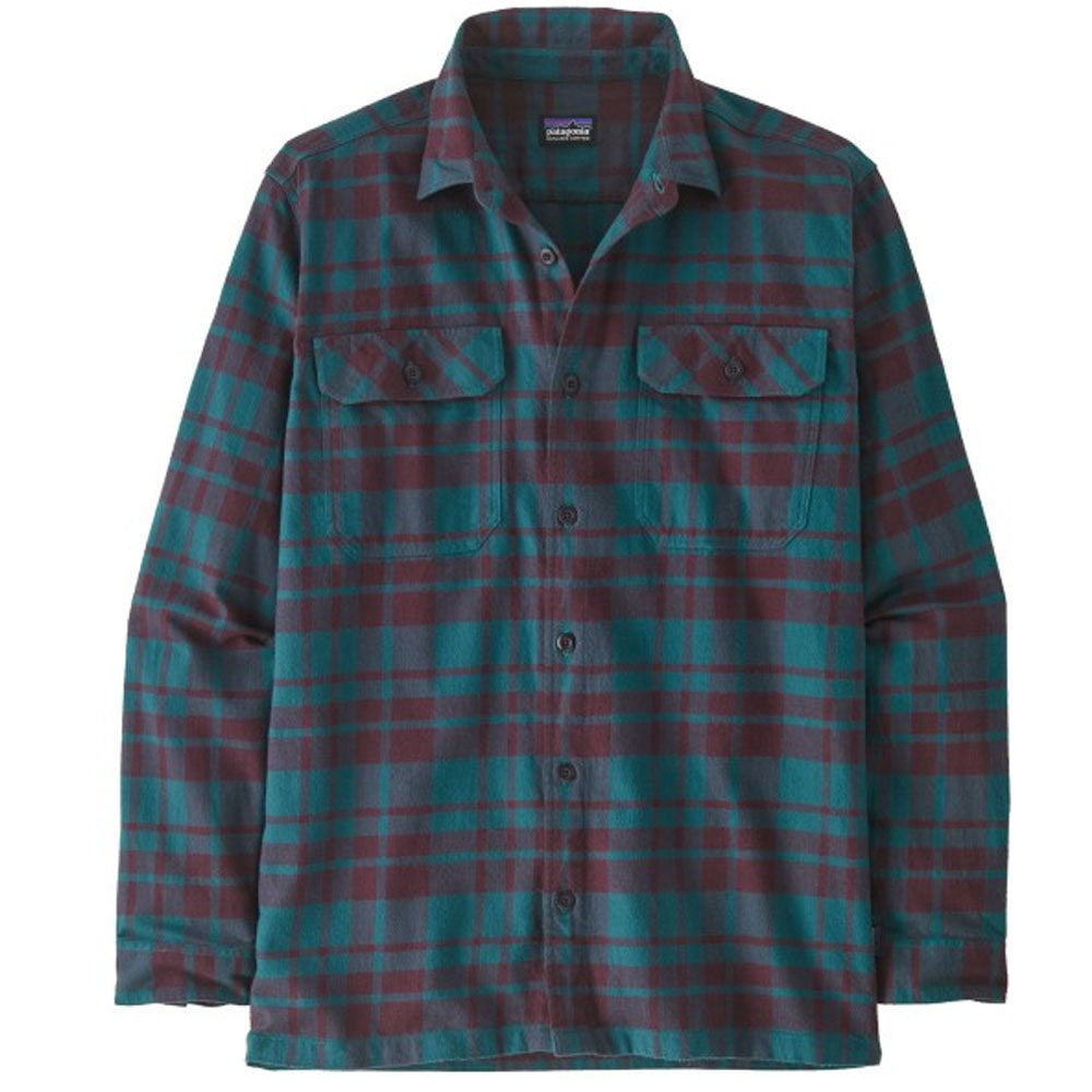 Patagonia Long Sleeved Organic Cotton Fjord Flannel Shirt