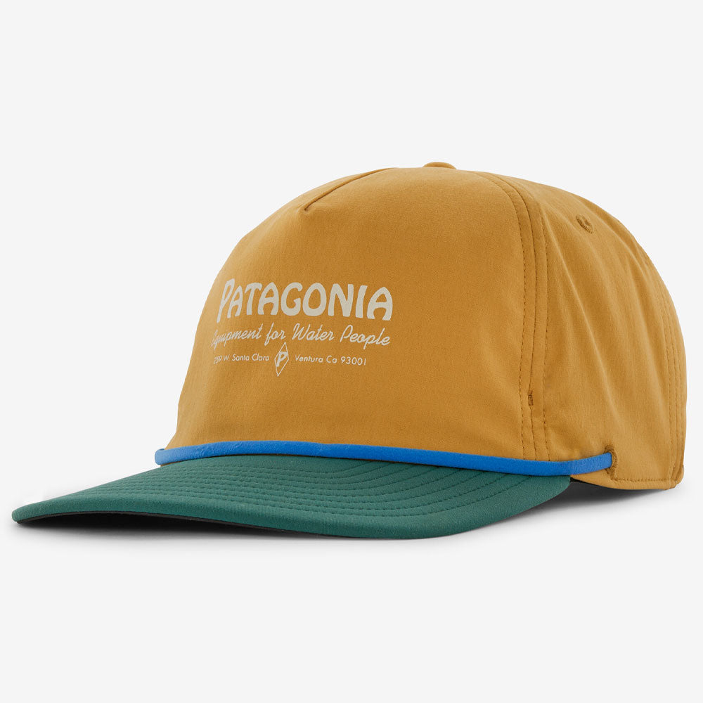 Patagonia Merganzer Hat - Water People Banner: Pufferfish Gold