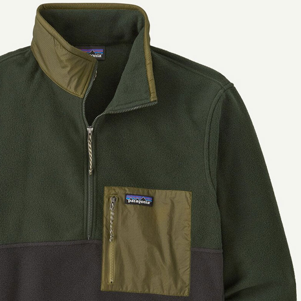 Patagonia Microdini 1/2 Zip Black