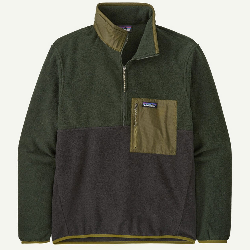 Patagonia Microdini 1/2 Zip Black