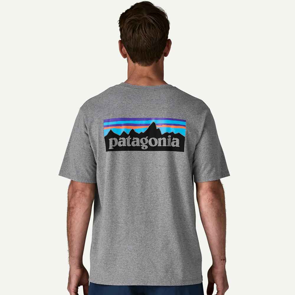 Patagonia P-6 Logo Responsibili Tee Gravel