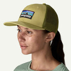 Patagonia P-6 Logo Trucker Hat Gumtree Green