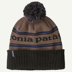 Patagonia Powder Town Beanie Park Stripe Marlow Brown