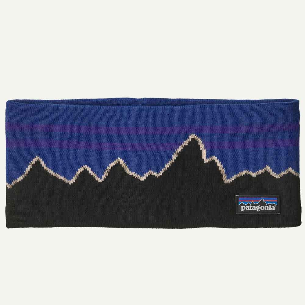 Patagonia Powder Town Headband Classic Fitz Roy P6 Blue