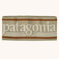 Patagonia Powder Town Headband Hut Tripper Logo Weathered Stone